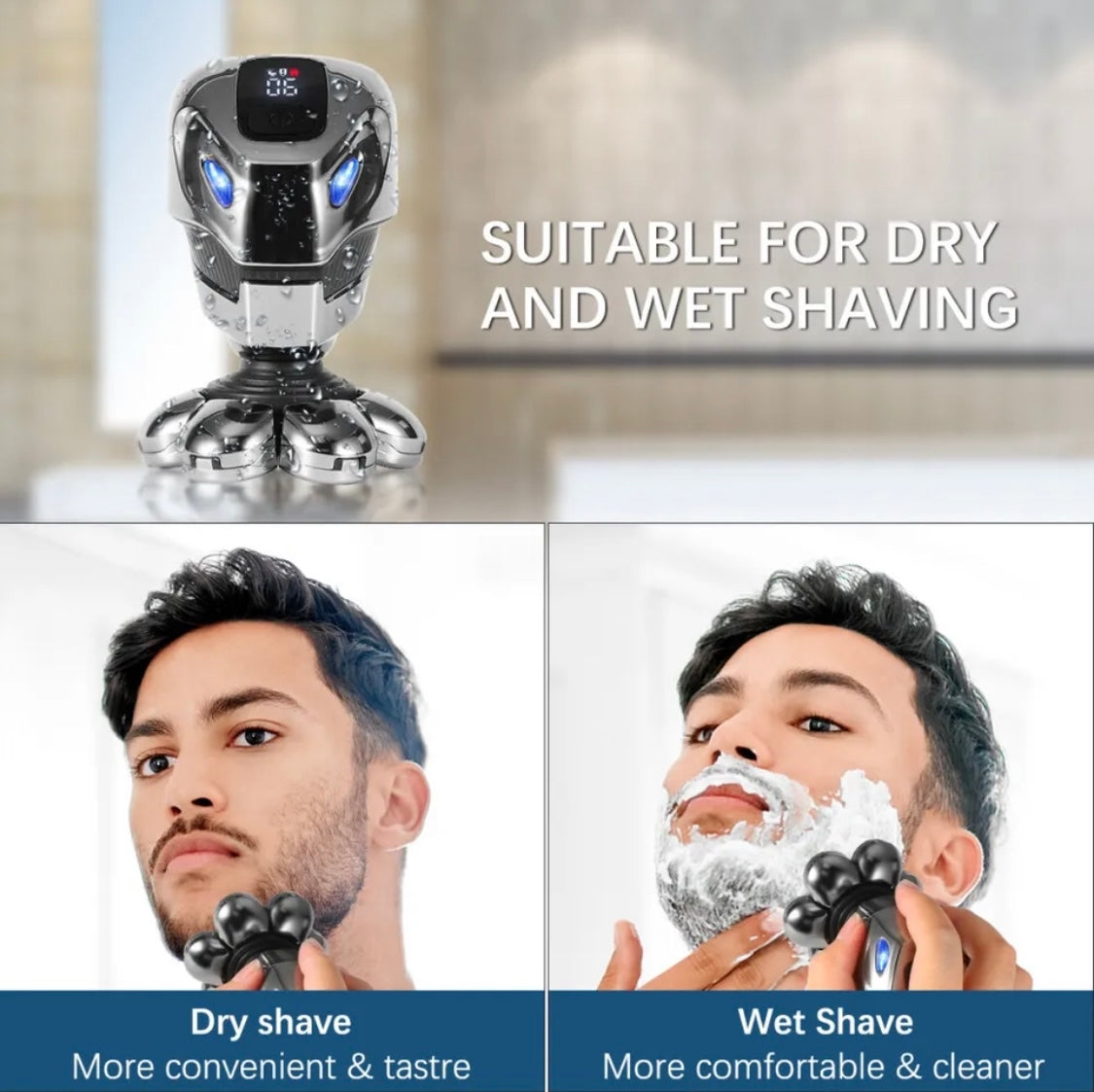 Electric Shaver 7 Head Razor