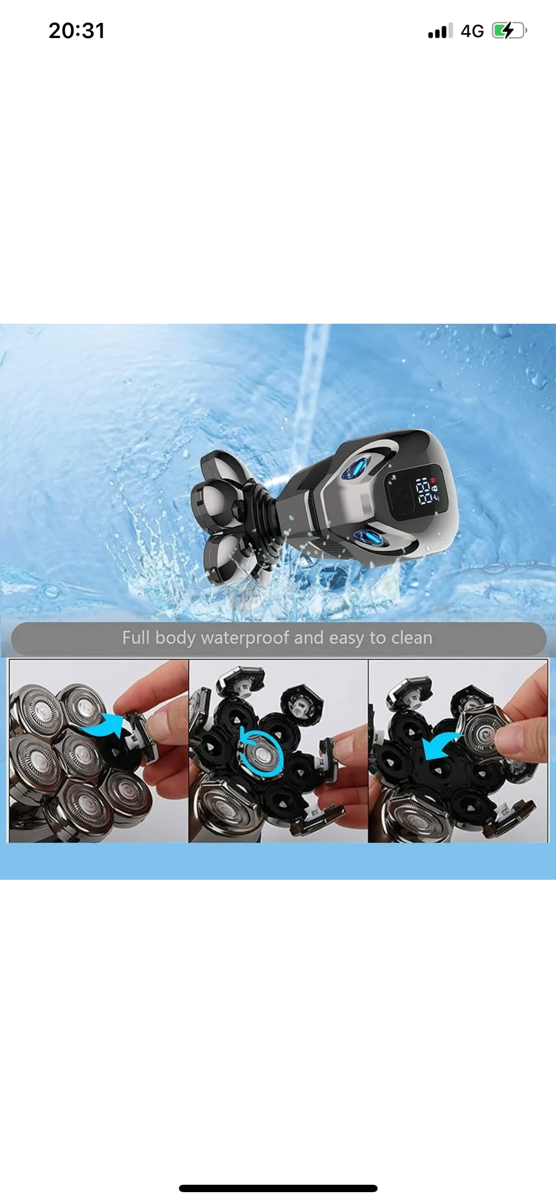 Electric Shaver 7 Head Razor