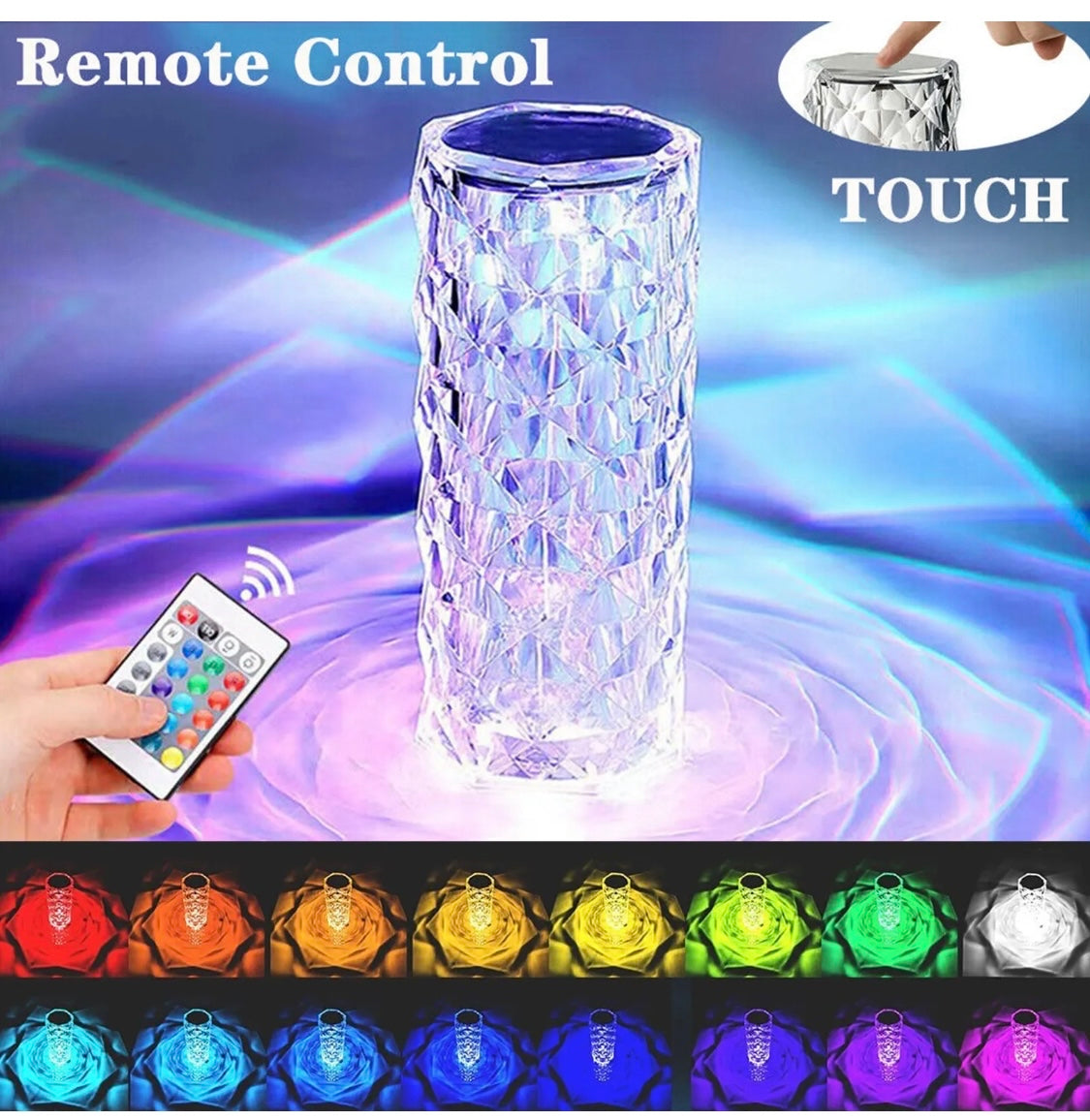 Crystal Table Lamp LED