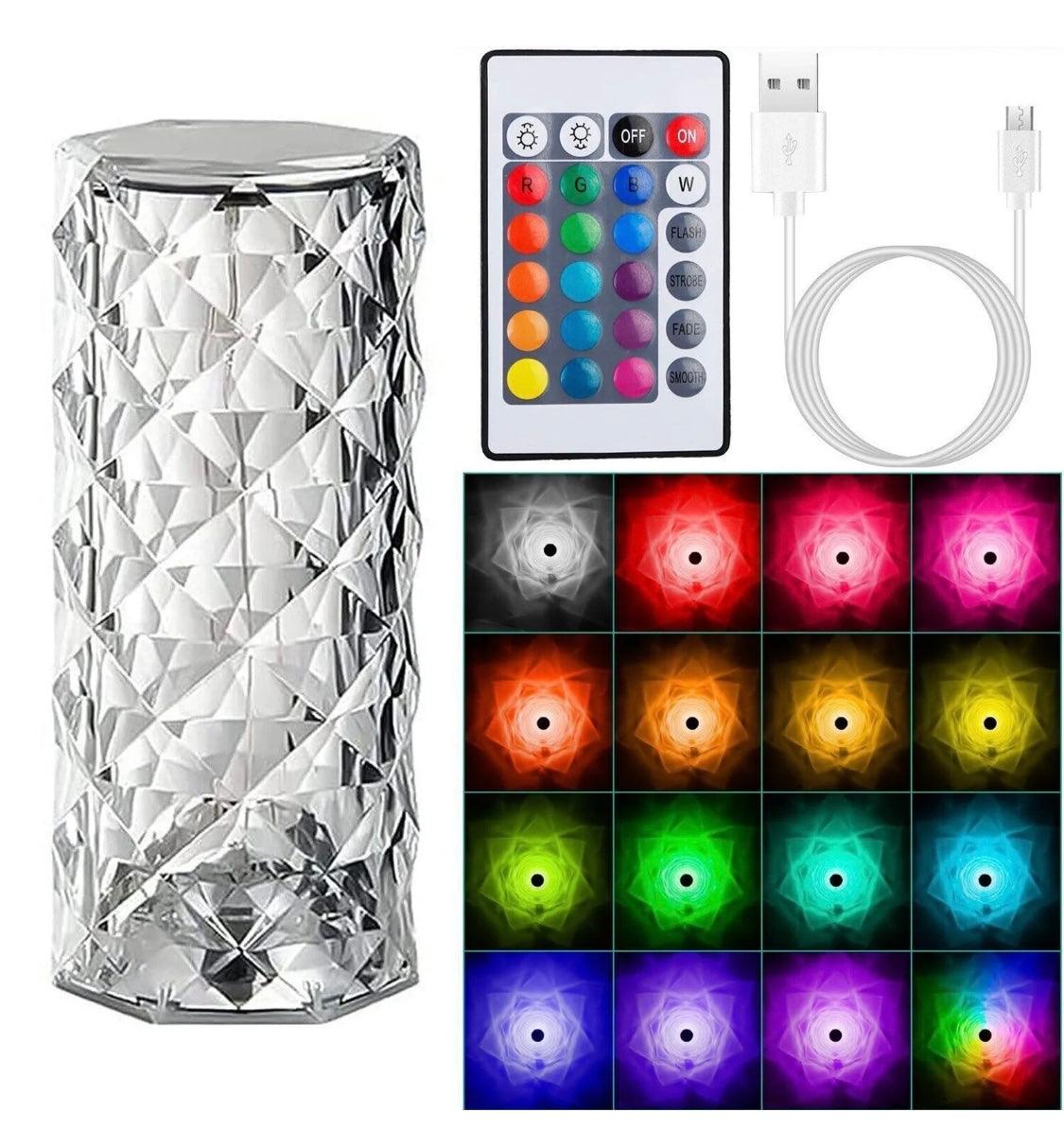 Crystal Table Lamp LED