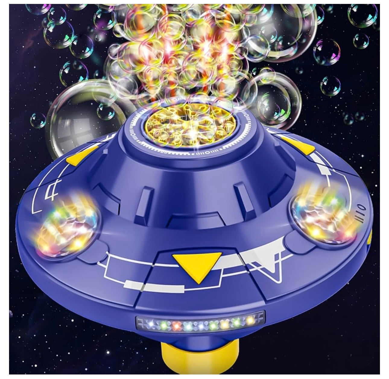 UFO bubble blower rotating Toy