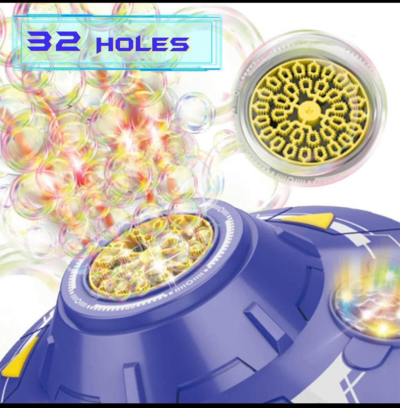 UFO bubble blower rotating Toy
