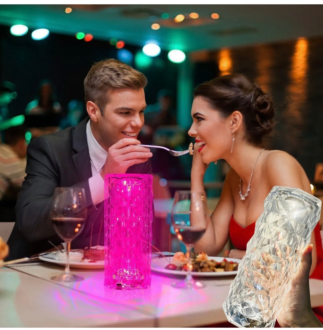 Crystal Table Lamp LED