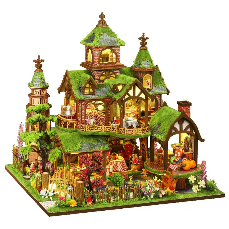 Fantasy Forest Cottage P020-A DIY miniature