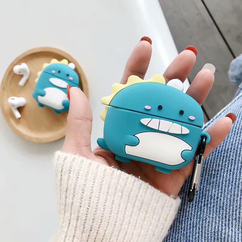 Cute 3D Dino Air pod pro case
