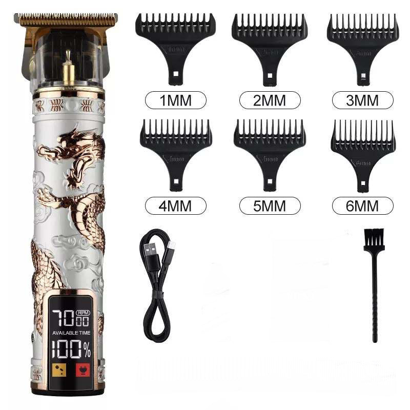 Professional Hair Clippers Beard Trimmer USB Shaving Machine Cordless Barber