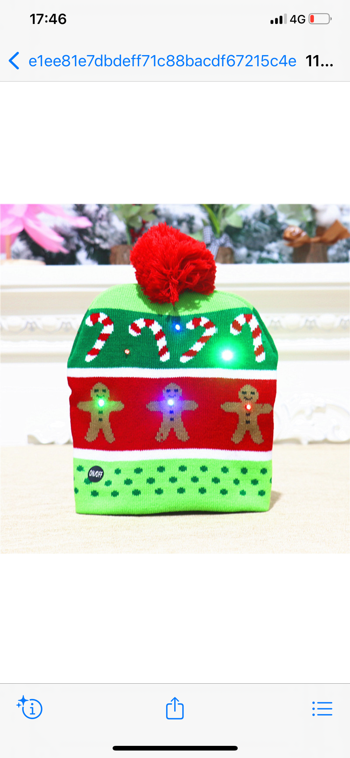 Christmas LED Hat