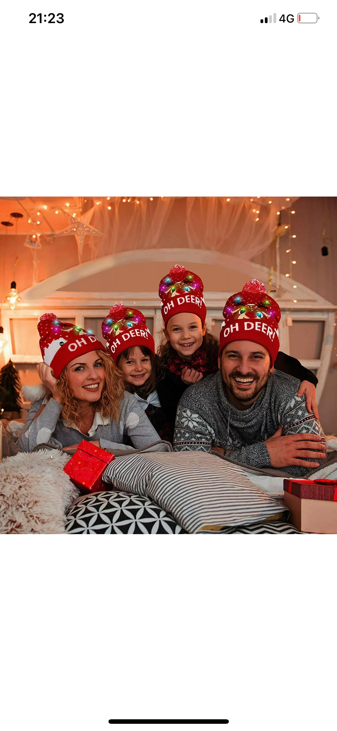 Christmas LED Hat