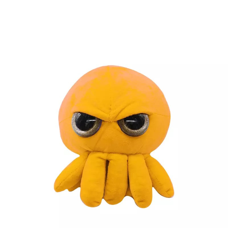 Big Glitter Eyes Octopus Reversible Stuffed Animal Toy - Bair Gifts