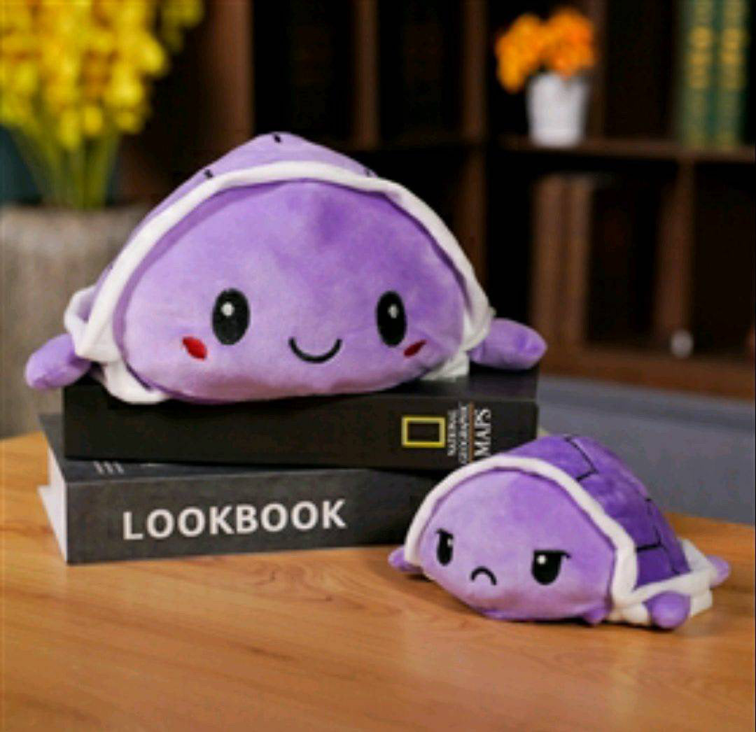 Cute Reversible Tortoise Plush Toy - Bair Gifts