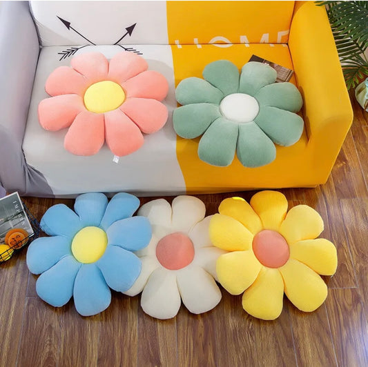 Daisy Flower Cushion Sun Petal Plush Toy Cushion