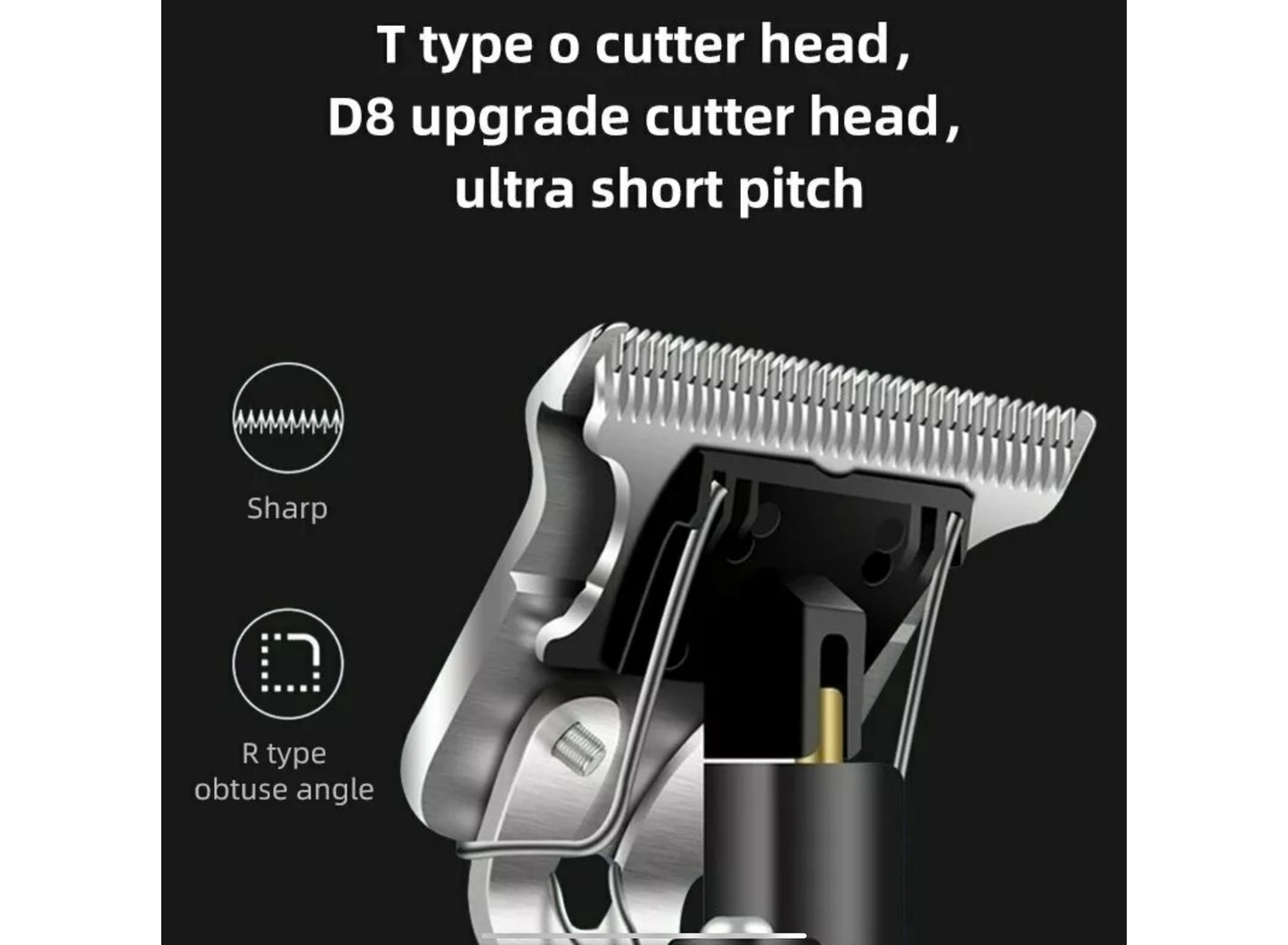 Professional Hair Clippers Beard Trimmer USB Shaving Machine Cordless Barber