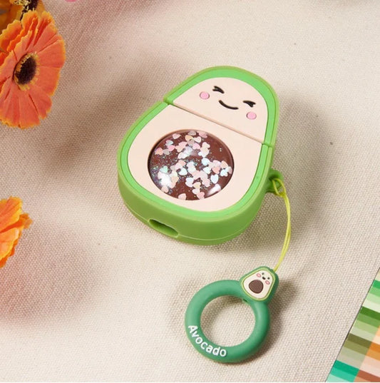 Glitter Avocado Airpod pro case