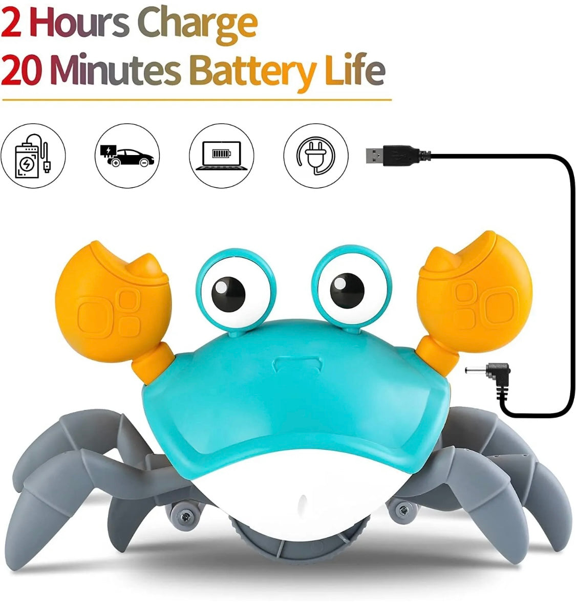 Crawling Crab Musical Toy
