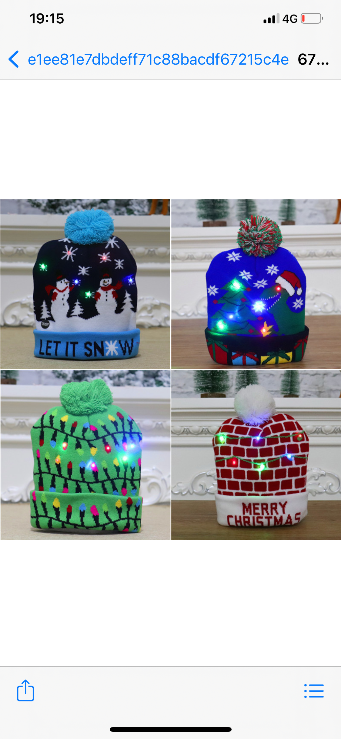 Christmas LED Hat