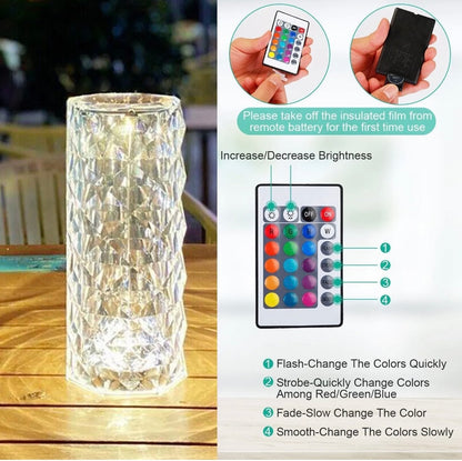 Crystal Table Lamp LED