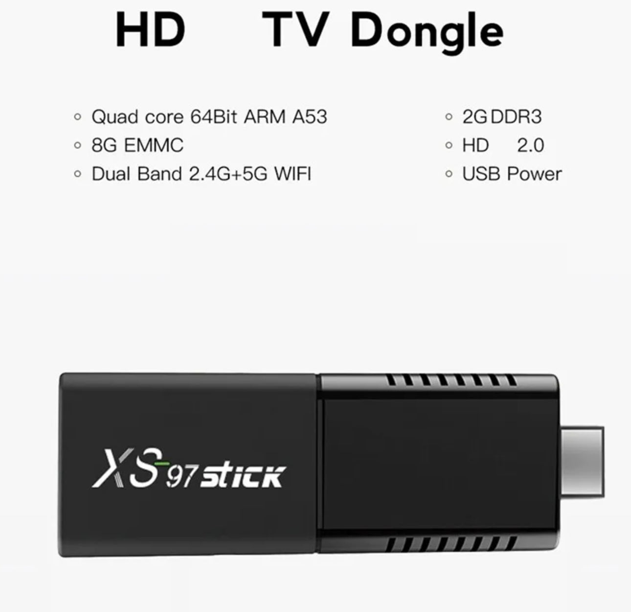 Smart TV Stick  2.4g 5g Wifi Q3 4K