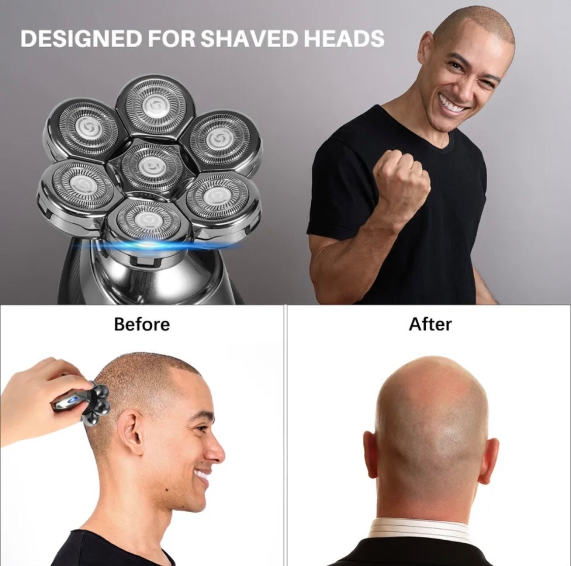 Electric Shaver 7 Head Razor