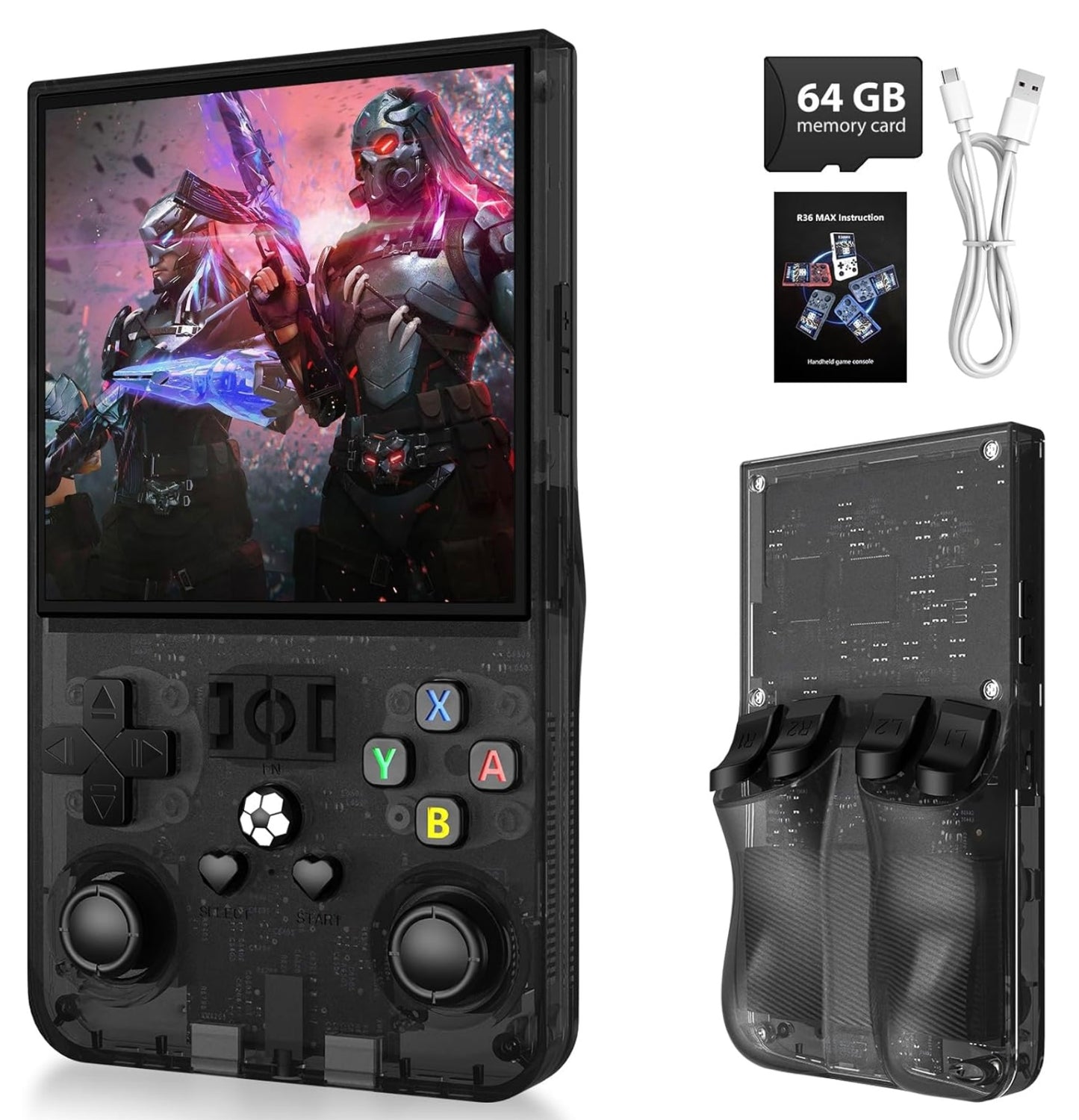 R36 Max 64GB Handheld Console