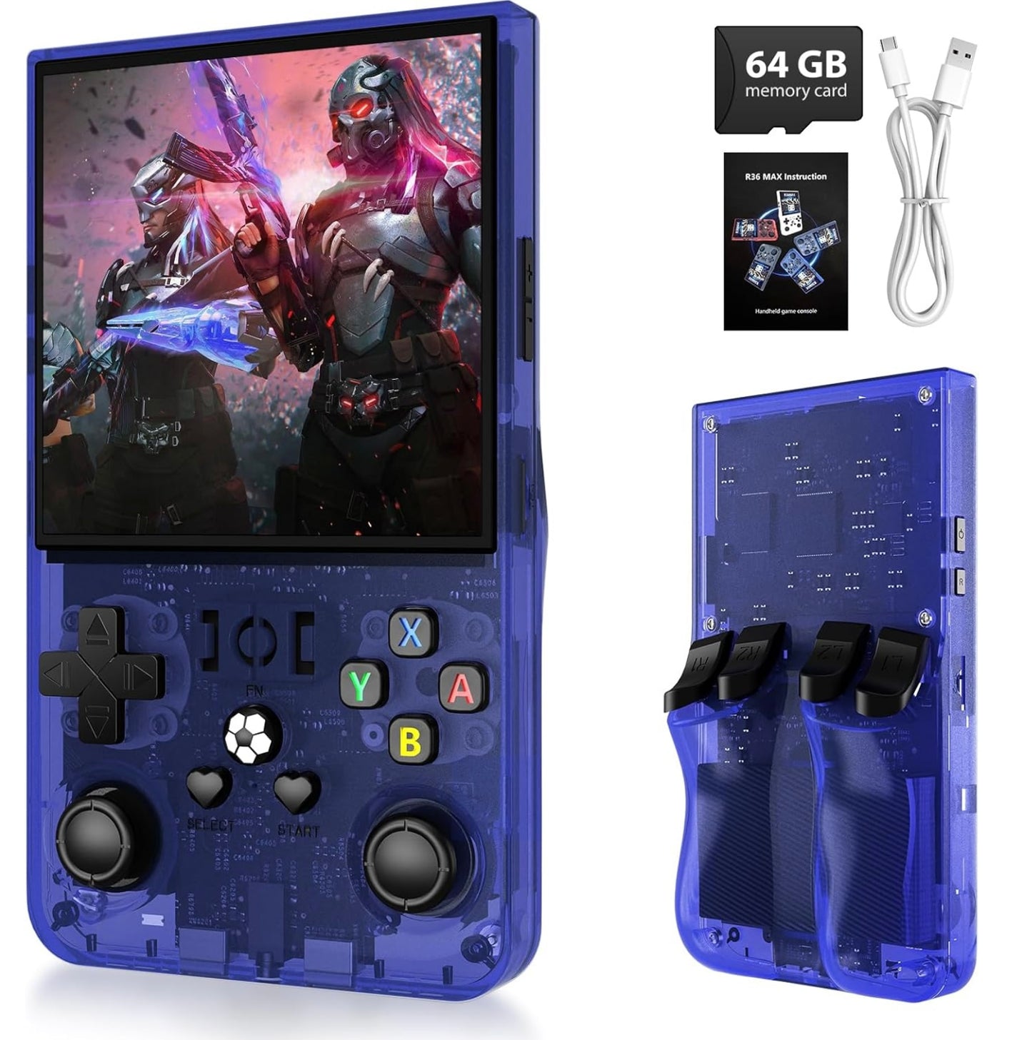 R36 Max 64GB Handheld Console