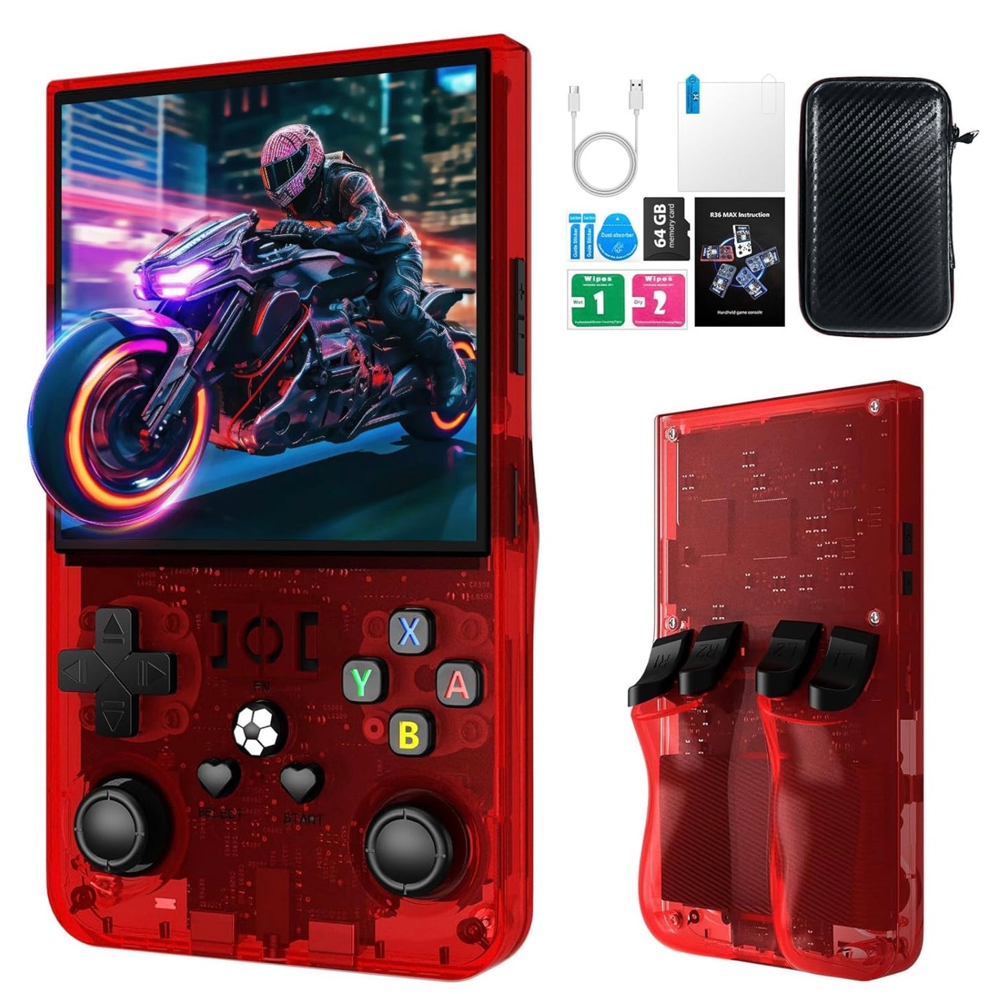 R36 Max 64GB Handheld Console