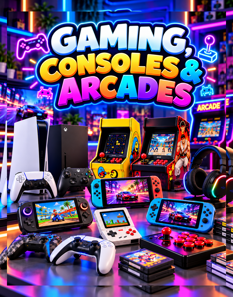 Gaming, Consoles & Arcades