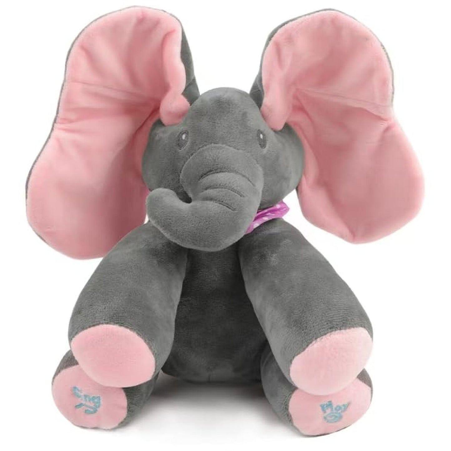 PEEK-A-BOO SOFT ELEPHANT DOLL BABY PLUSH KIDS TOYS SINGING STUFFED