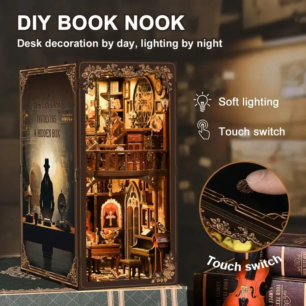 Dark Box Mystery Case DIY Book Nook Kit BV02-017