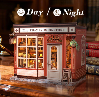 Thames Bookstore DIY miniature kit