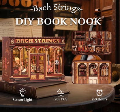 Bach Strings DIY miniature music shop kit