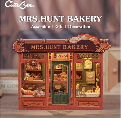 Mrs. Hunt Bakery DIY miniature book nook kit