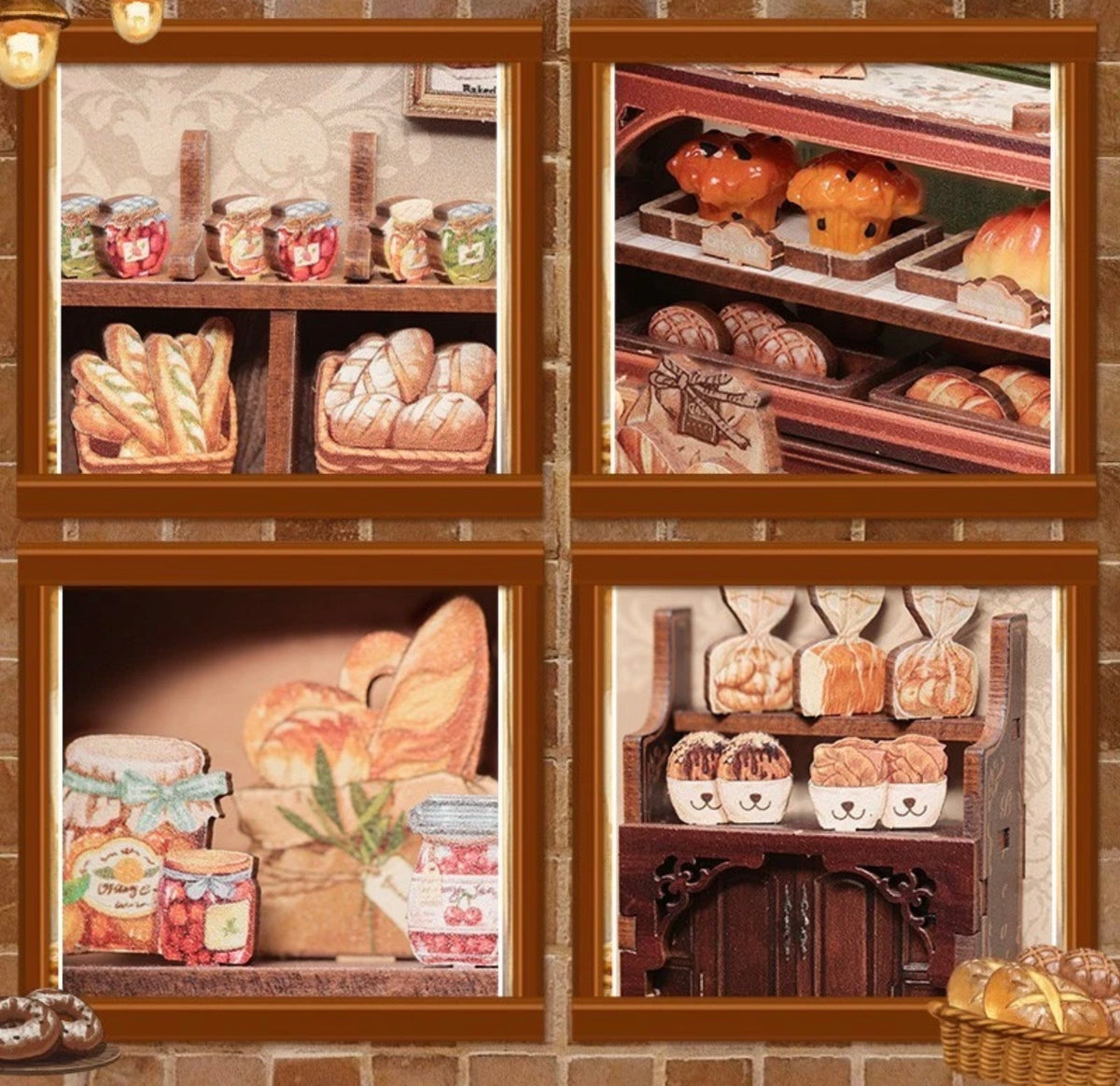 Mrs. Hunt Bakery DIY miniature book nook kit