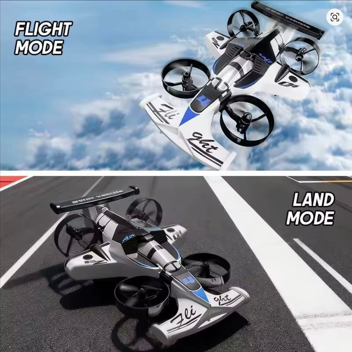 CZ04 land-air remote control toy features and accessories