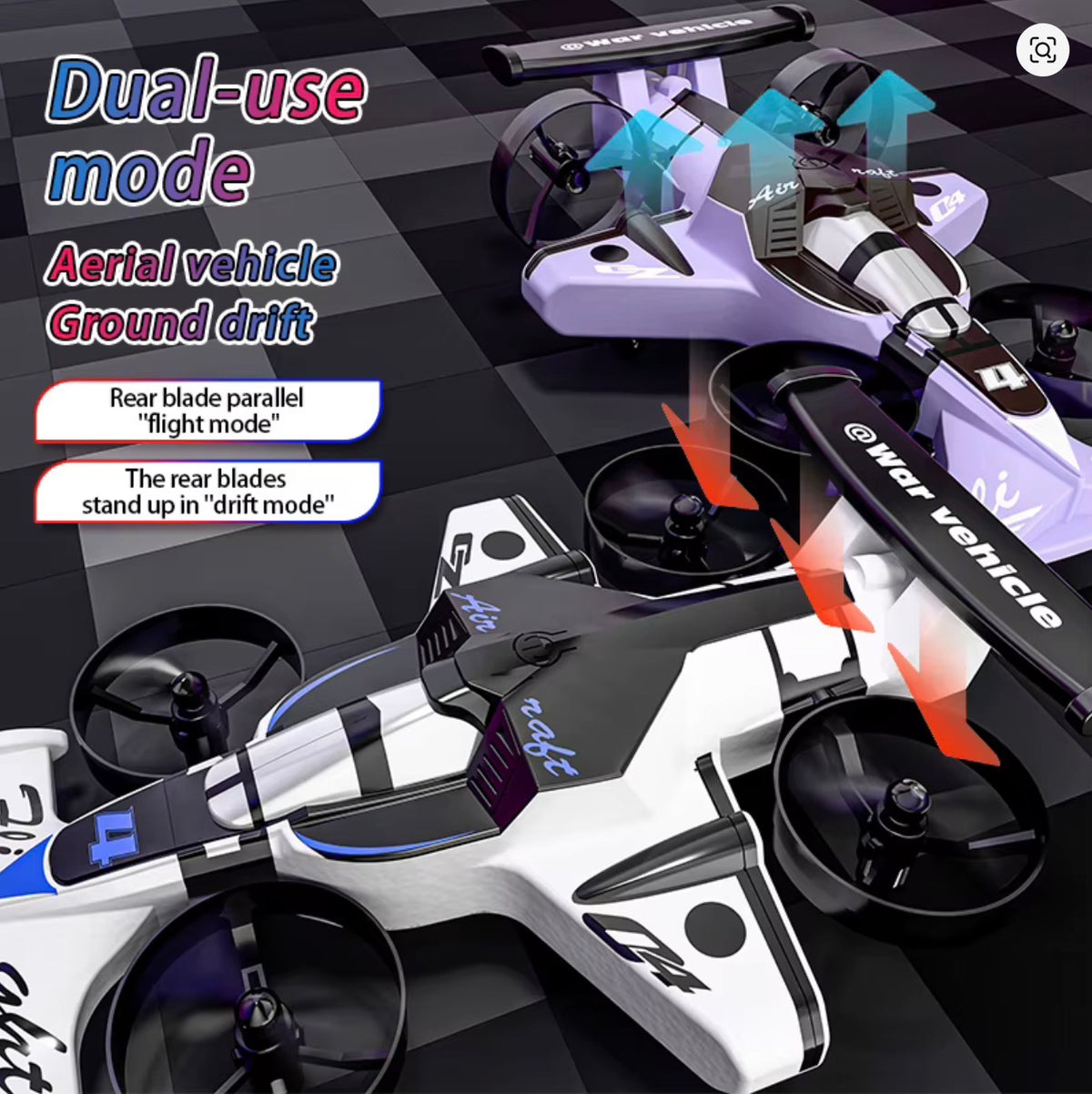 CZ04 land-air remote control toy features and accessories