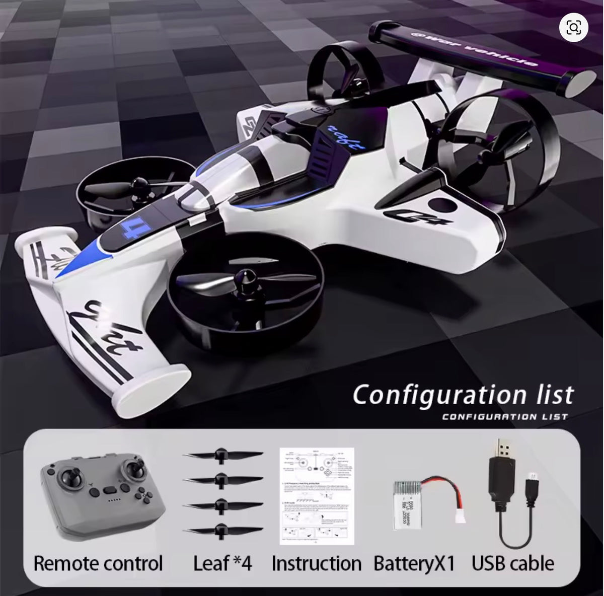 CZ04 land-air remote control toy features and accessories