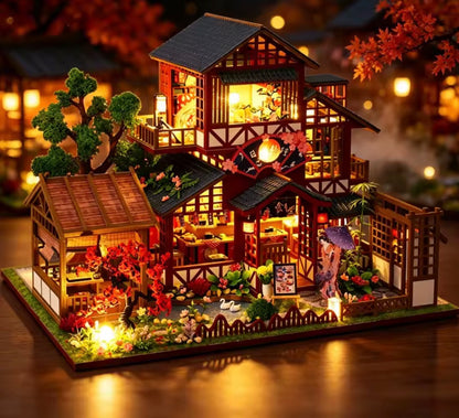 P015-A Japanese courtyard model photo 1