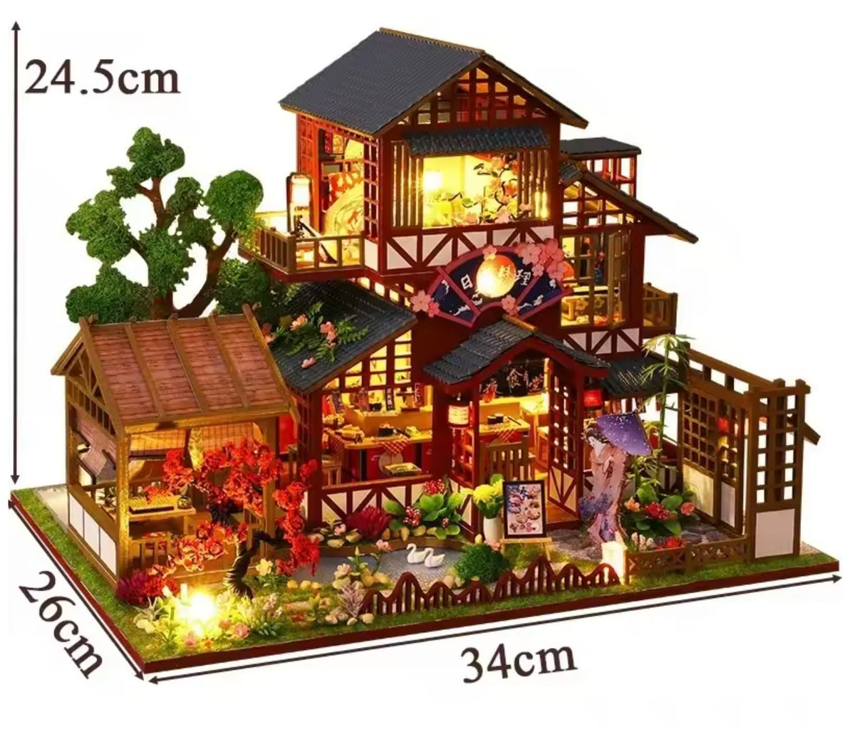 P015-A Japanese courtyard model photo 5