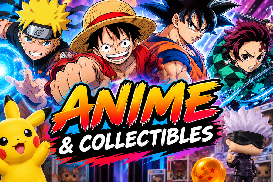 Anime and collectibles collection artwork
