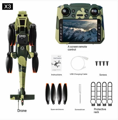X3 drone controller and accessories