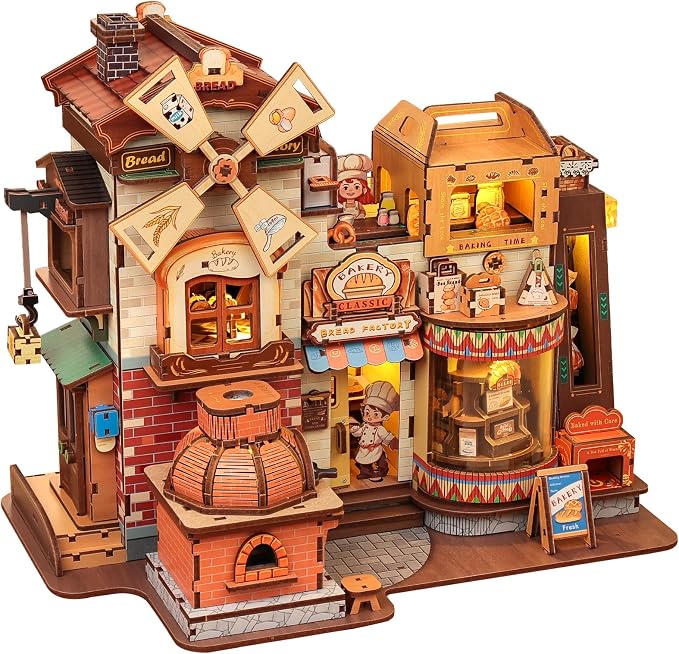 CUTEBEE Bread Factory EAHB501 3D wooden miniature kit