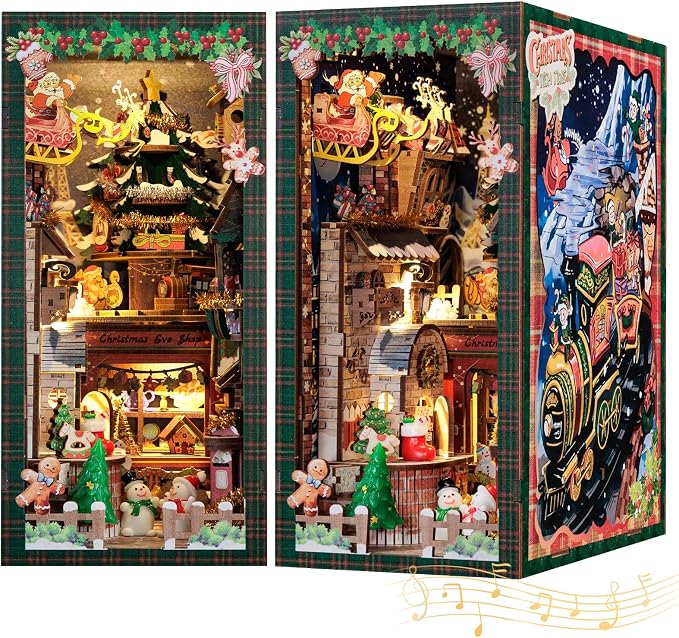 CUTEBEE Christmas Wish Store DC02 DIY wooden book nook