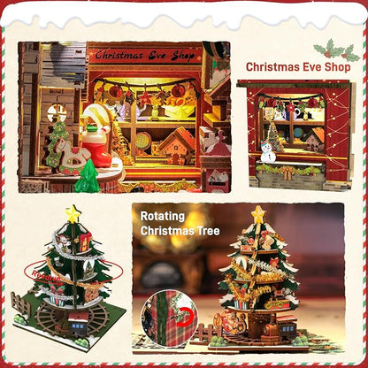 CUTEBEE Christmas Wish Store DC02 DIY wooden book nook