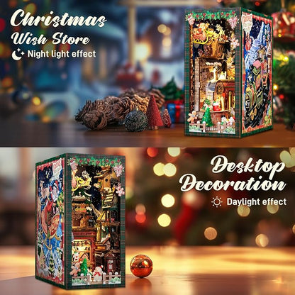 CUTEBEE Christmas Wish Store DC02 DIY wooden book nook