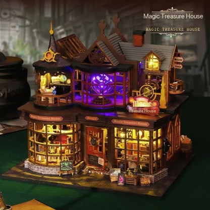 Magic Treasure House ES016-A miniature DIY house kit — view 1