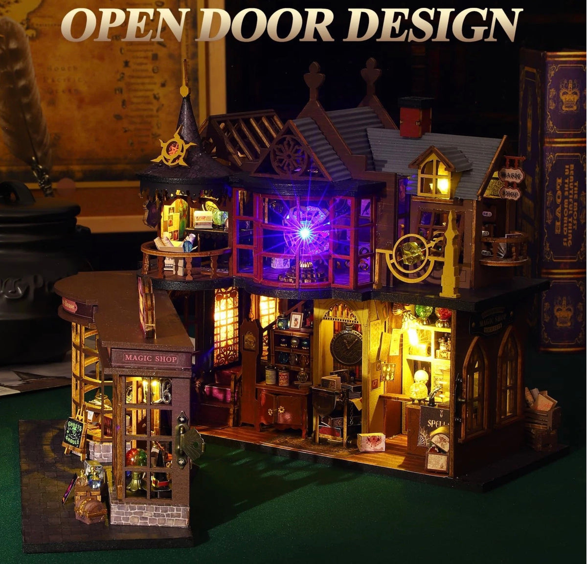 Magic Treasure House ES016-A miniature DIY house kit — view 5