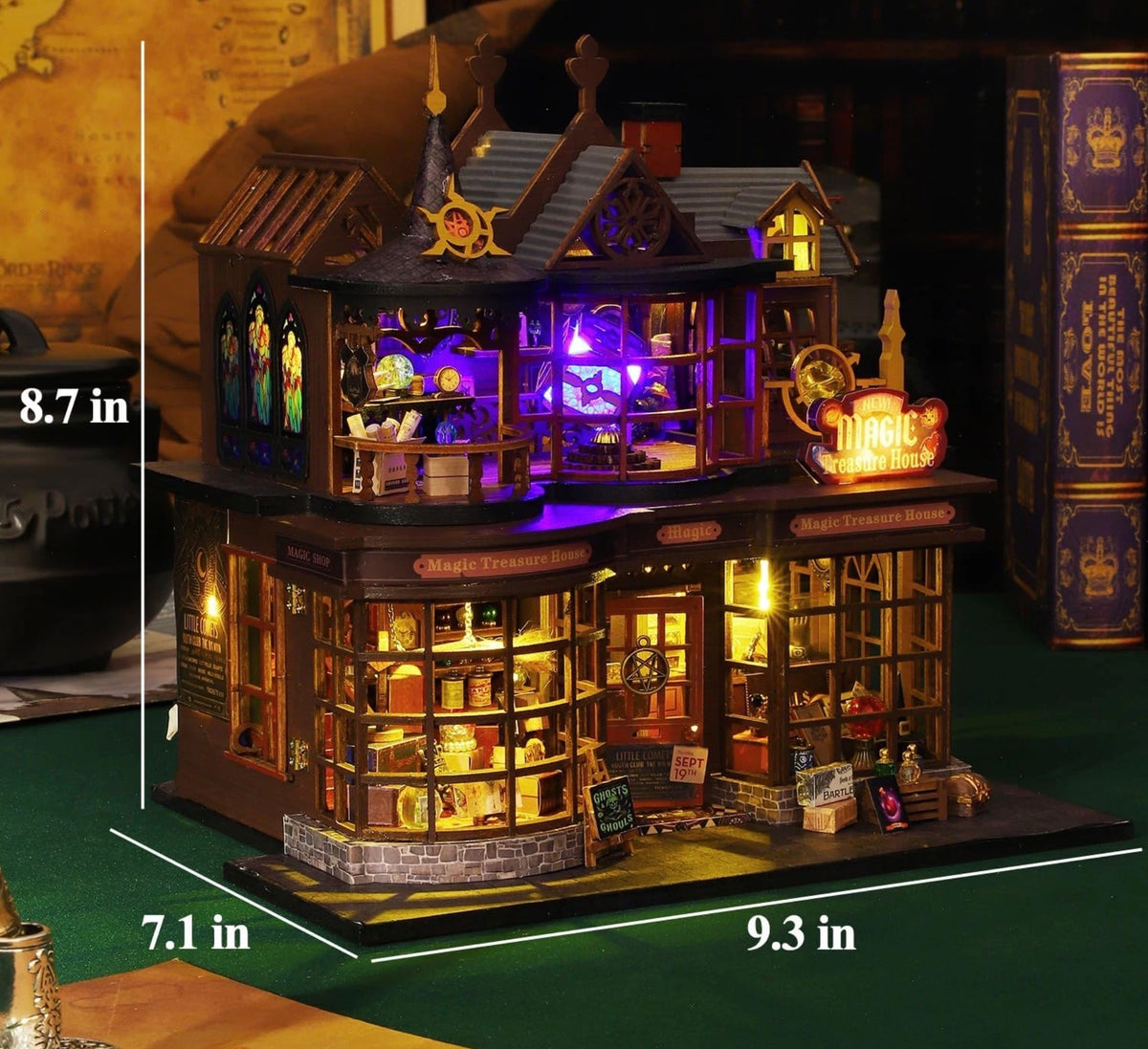 Magic Treasure House ES016-A miniature DIY house kit — view 7