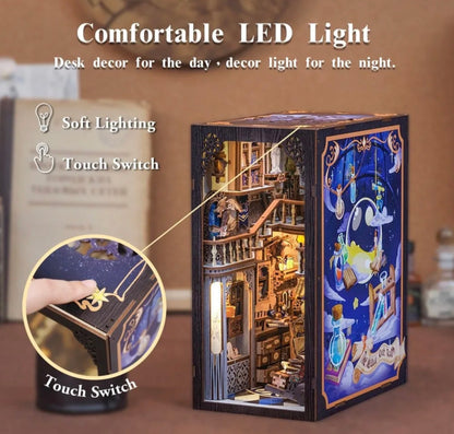 Nebula Rest Room RK02 DIY wooden book nook with LED lighting