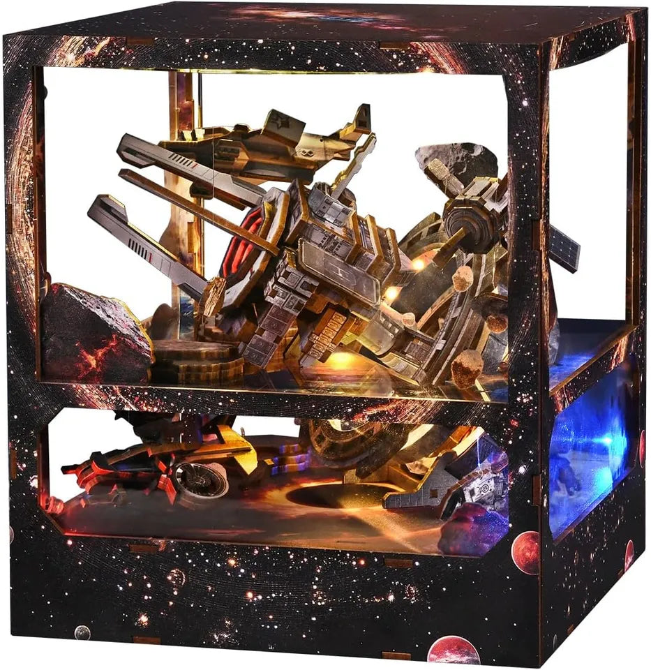 Nebula Wanderer AH01-008 DIY wooden book nook kit