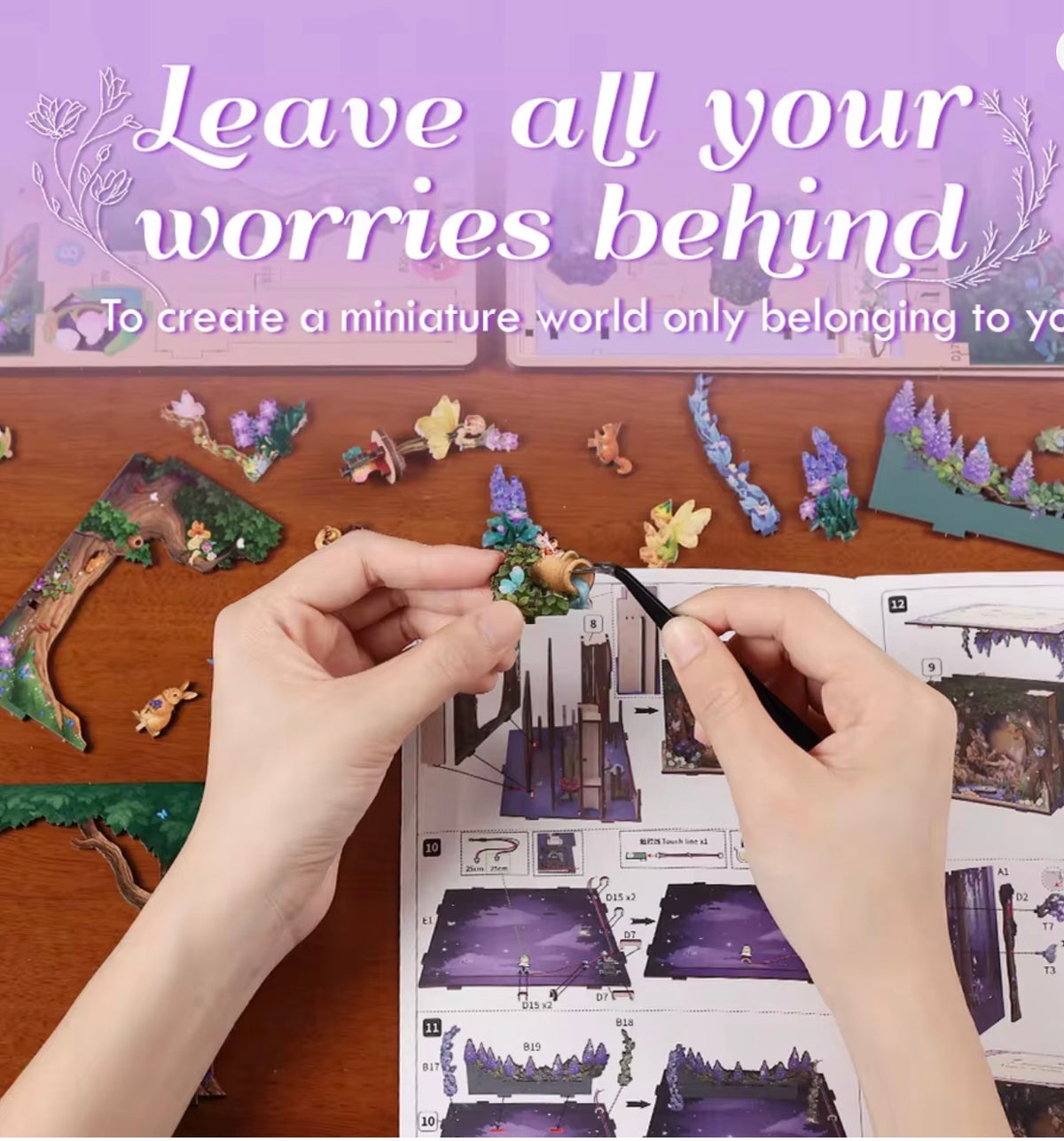 CUTEBEE Midsummer Dream DIY Book Nook Kit TTKA201