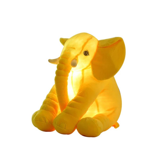 LED Lighting Elephant Yellow 50cm Plush Toy - Bair Gifts